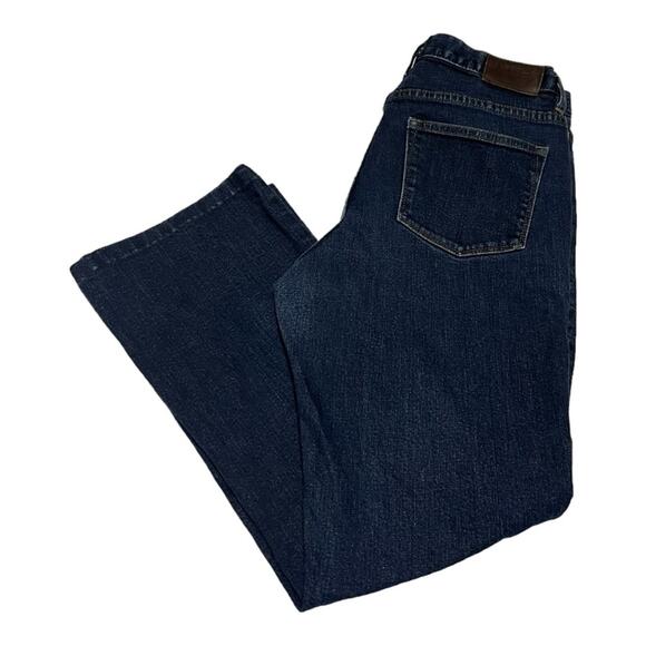 LRL Ralph Lauren High-Rise Dark Wash Bootcut Jeans Women's Size 10  (32W x 27L) - Picture 1 of 8